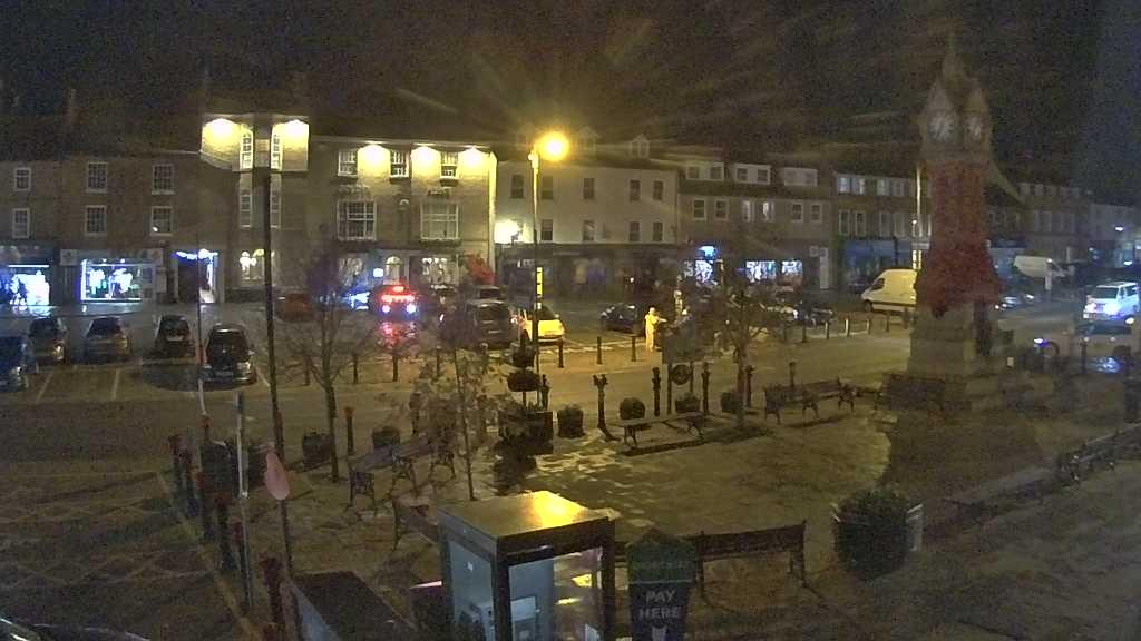 Thirsk webcam overlooking the Market Place