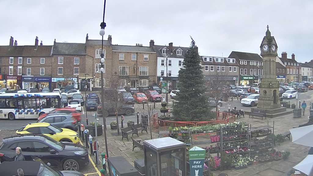 Thirsk webcam overlooking the Market Place