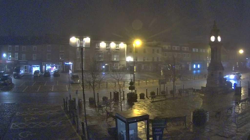 Thirsk webcam overlooking the Market Place