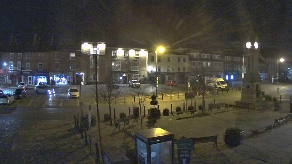 Thirsk webcam overlooking the Market Place