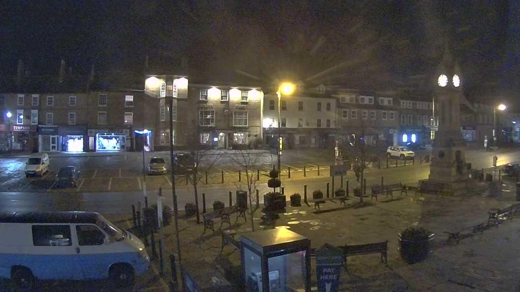 Thirsk webcam overlooking the Market Place