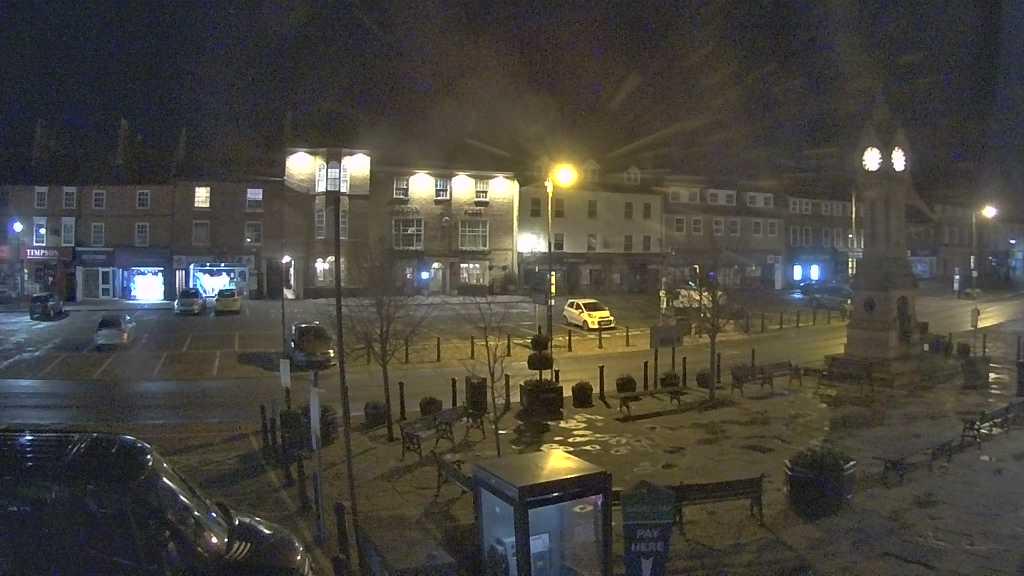 Thirsk webcam overlooking the Market Place