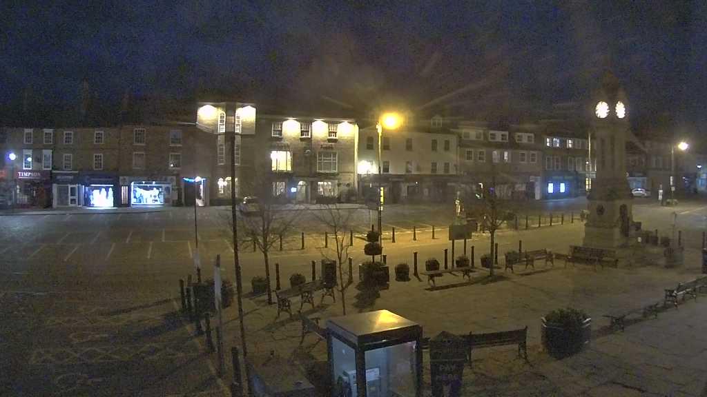 Thirsk webcam overlooking the Market Place