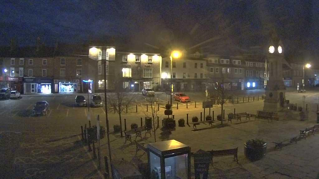 Thirsk webcam overlooking the Market Place