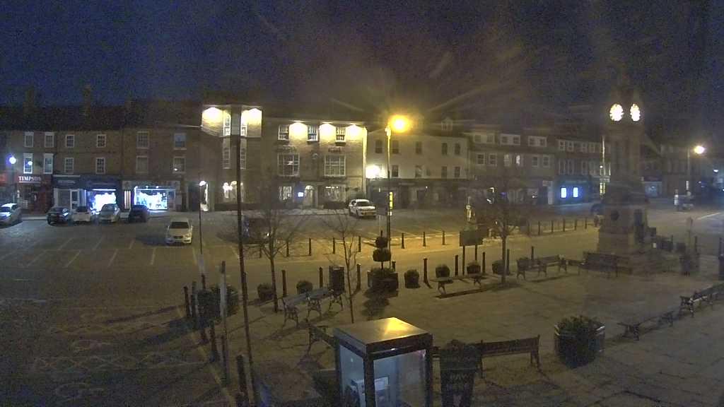 Thirsk webcam overlooking the Market Place