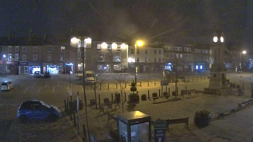 Thirsk webcam overlooking the Market Place