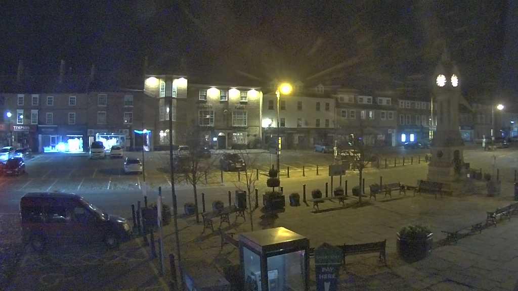 Thirsk webcam overlooking the Market Place