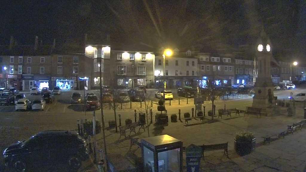 Thirsk webcam overlooking the Market Place