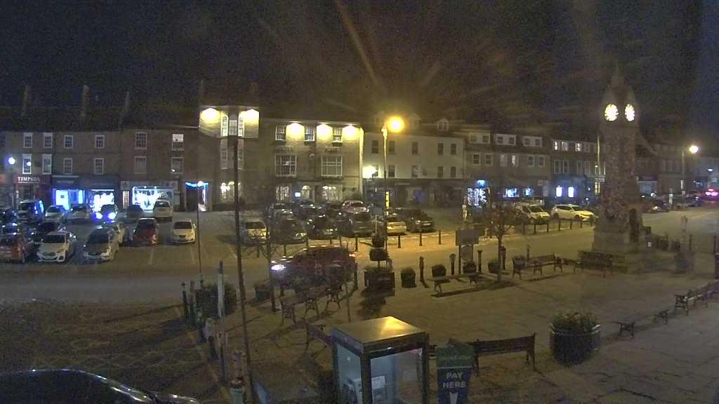 Thirsk webcam overlooking the Market Place
