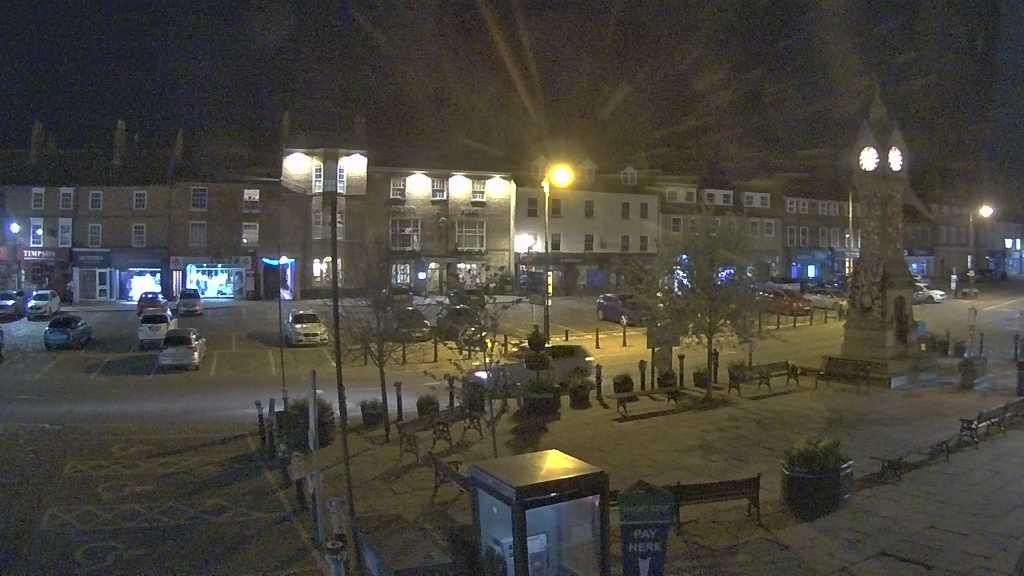 Thirsk webcam overlooking the Market Place
