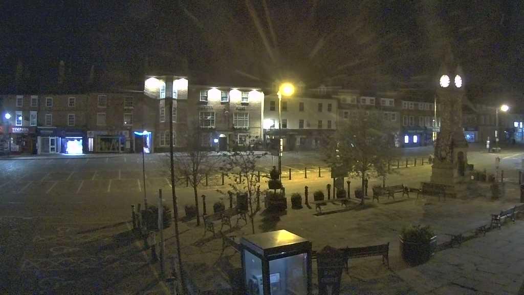 Thirsk webcam overlooking the Market Place