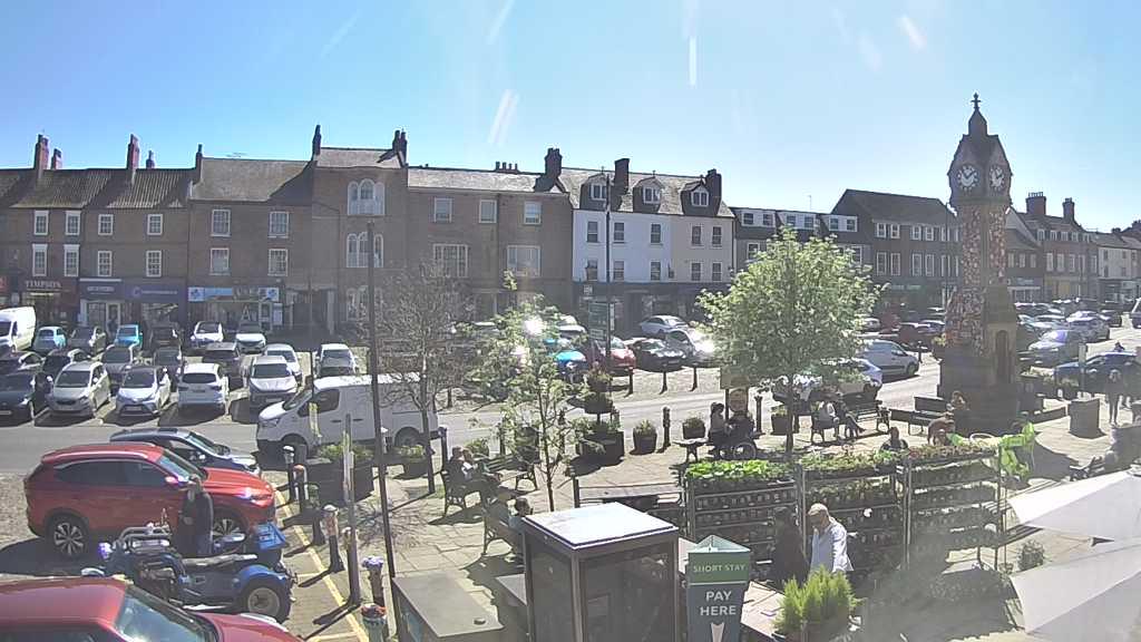 Thirsk webcam overlooking the Market Place
