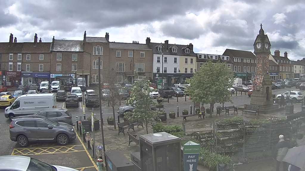 Thirsk webcam overlooking the Market Place