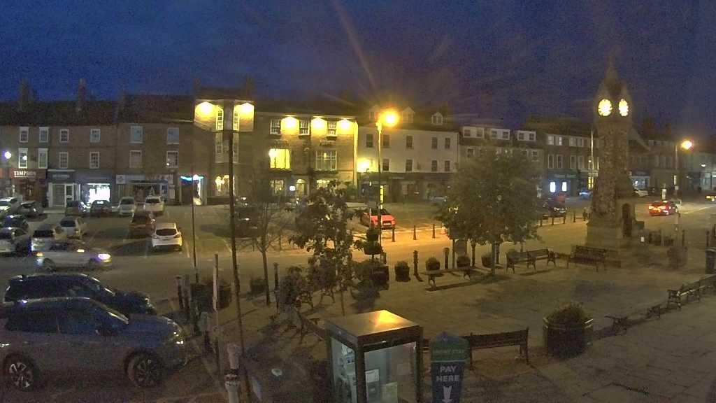 Thirsk webcam overlooking the Market Place