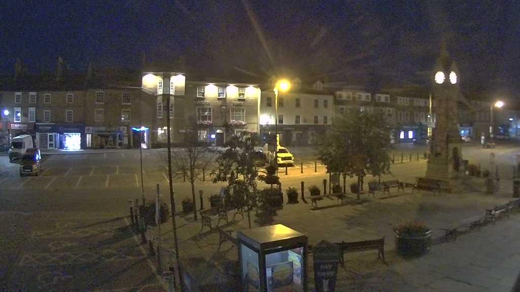 Thirsk webcam overlooking the Market Place