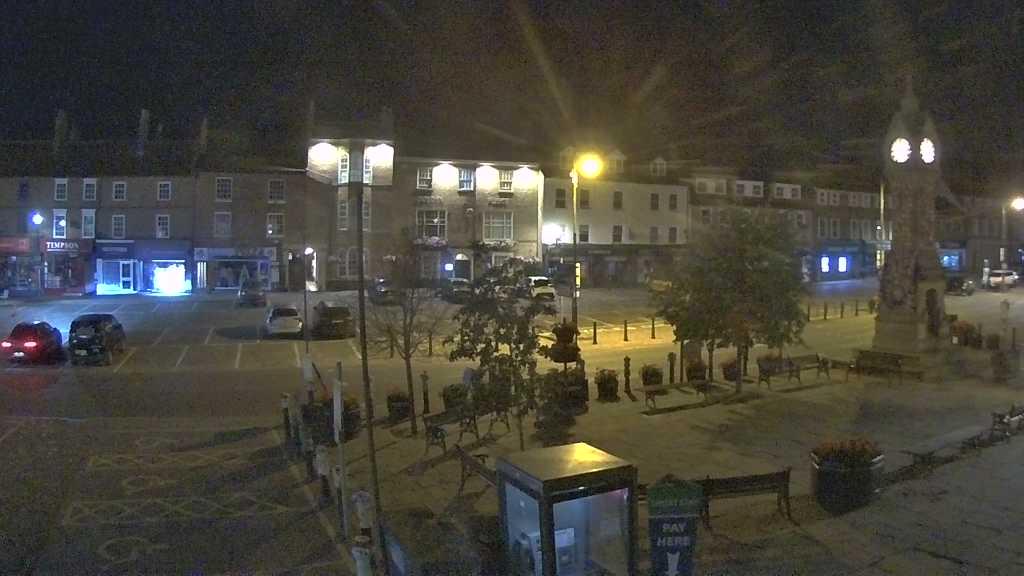 Thirsk webcam overlooking the Market Place